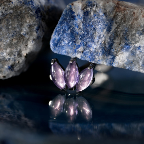 Накрутка-кластер Marquise Amethyst vol.2 1.2 мм фото 2